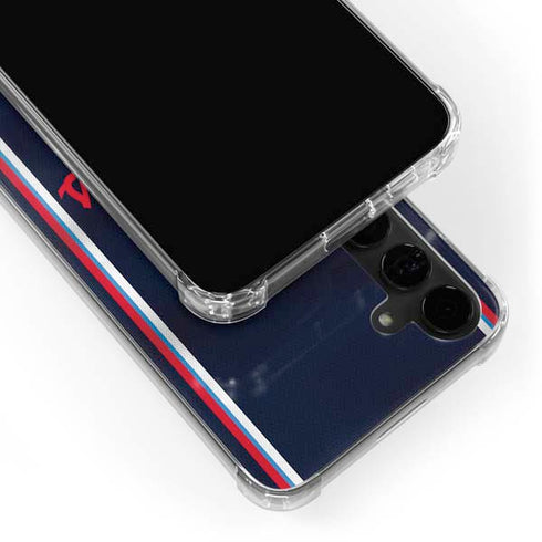 NBA Los Angeles Clippers Distressed Red Galaxy S24 Plus Clear Case